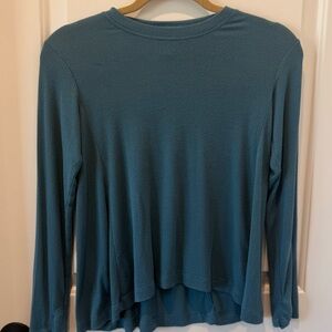 ATHLETA GIRL Teal Long Sleeve Top Size 8-10